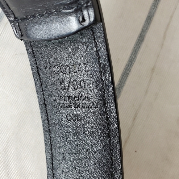 Columbia Black Leather Belt - Picture 9 of 11